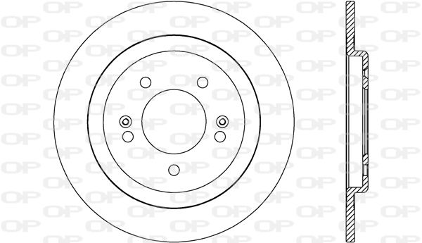 OPEN PARTS Тормозной диск BDA2605.10